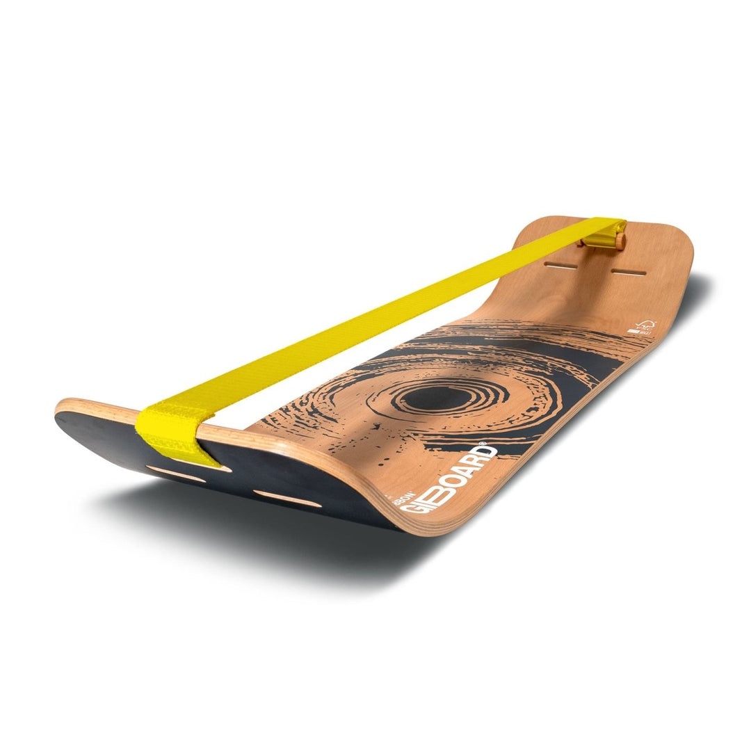 GIBOARD Active Set Black / Yellow / Single Slackline - Gibbon Slacklines