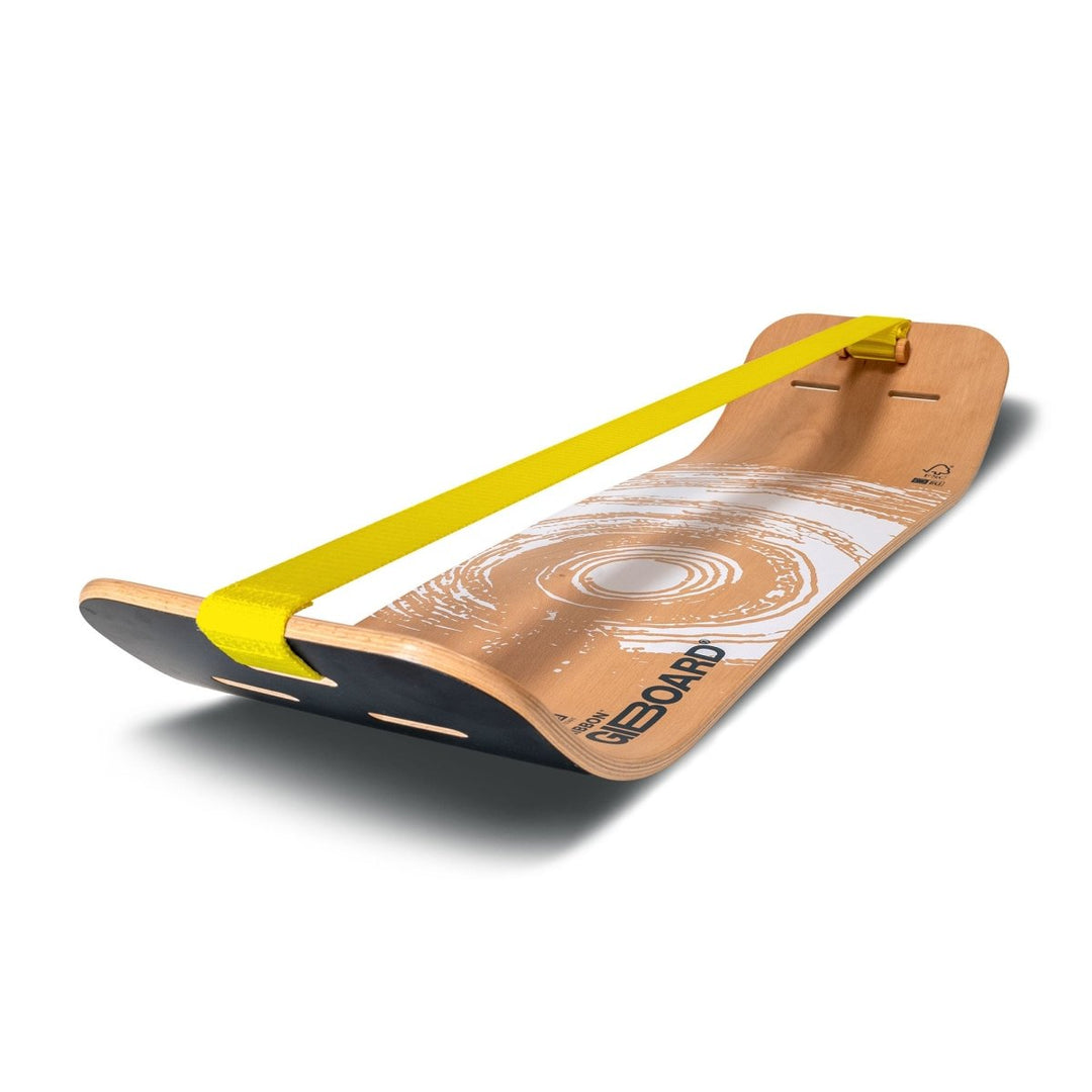 GIBOARD Active Set White / Yellow / Single Slackline - Gibbon Slacklines