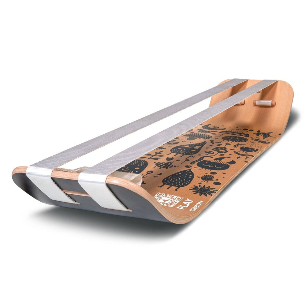 GIBOARD Play Set Black / White / Double Slackline - Gibbon Slacklines