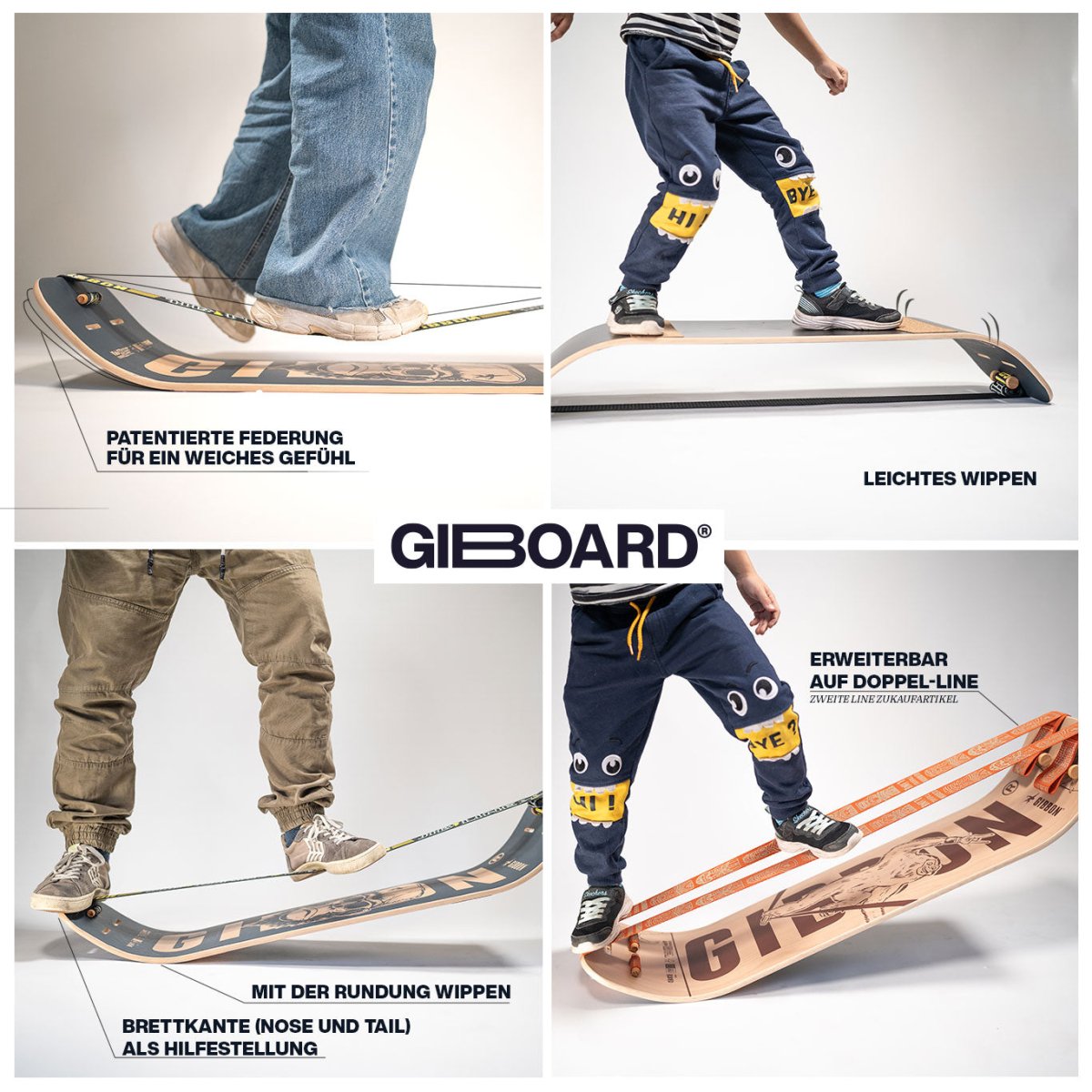 GIBOARD Set- Play White - Gibbon Slacklines