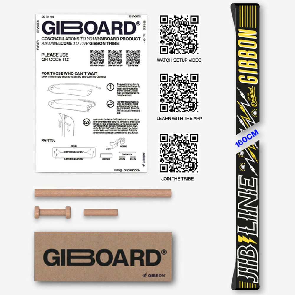 GIBOARD WEBBING - JIB - Gibbon Slacklines