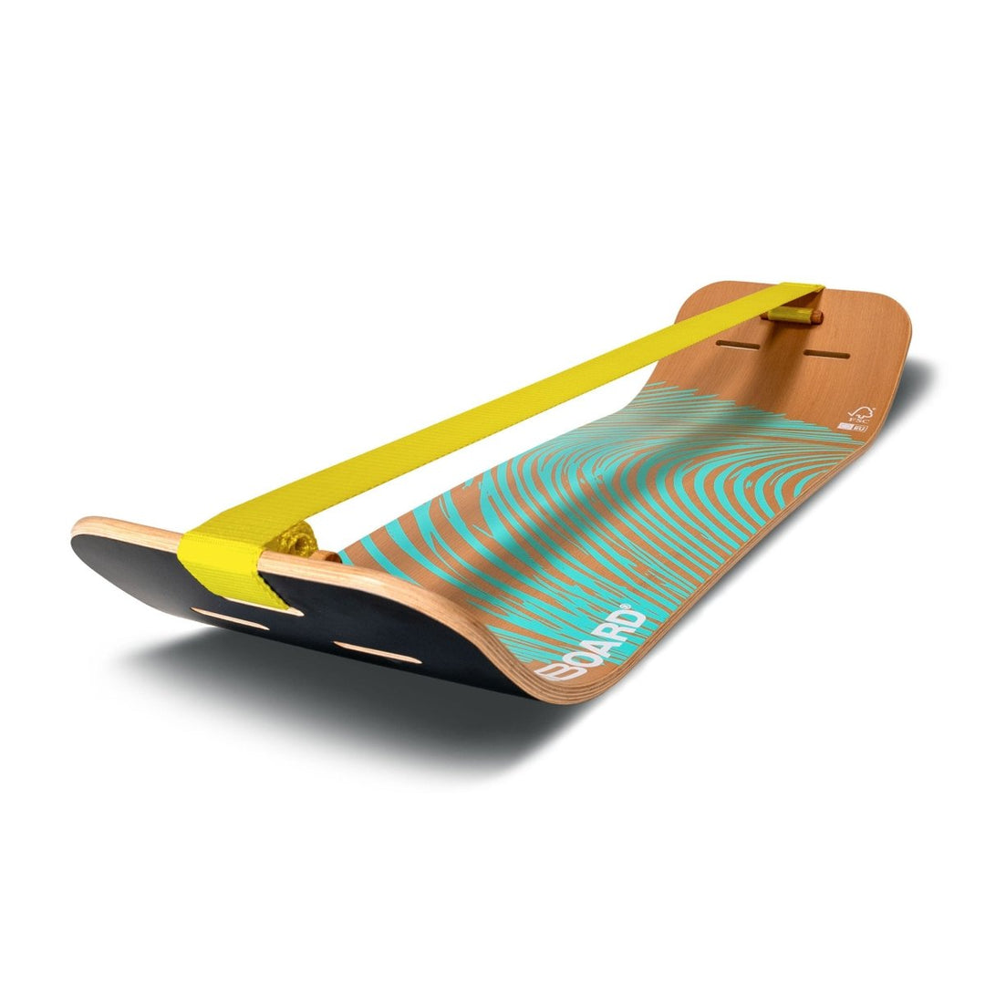 GIBOARD Zen Set Blue / Yellow / Single Slackline - Gibbon Slacklines