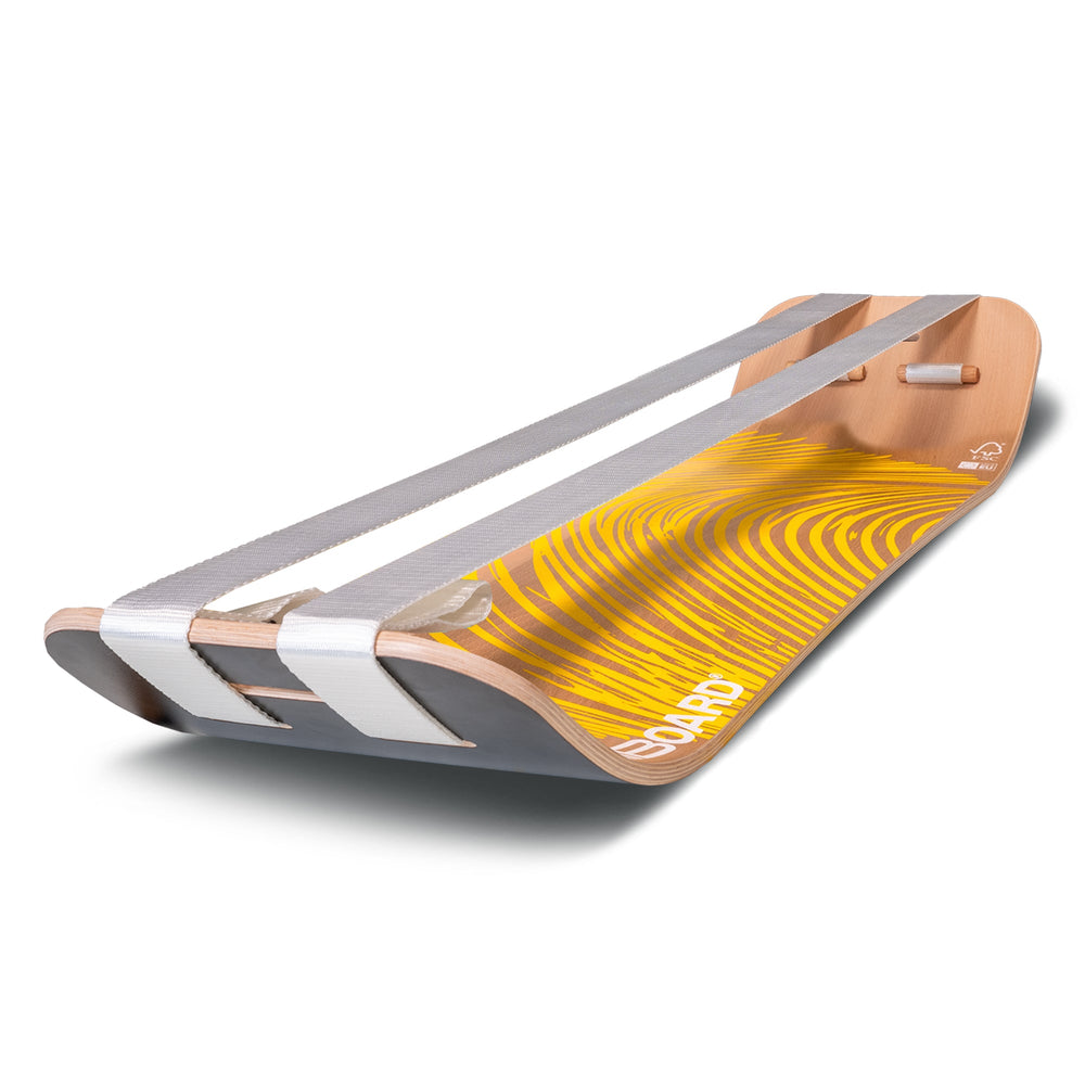 GIBOARD Zen Set Yellow / White / Double Slackline - Gibbon Slacklines